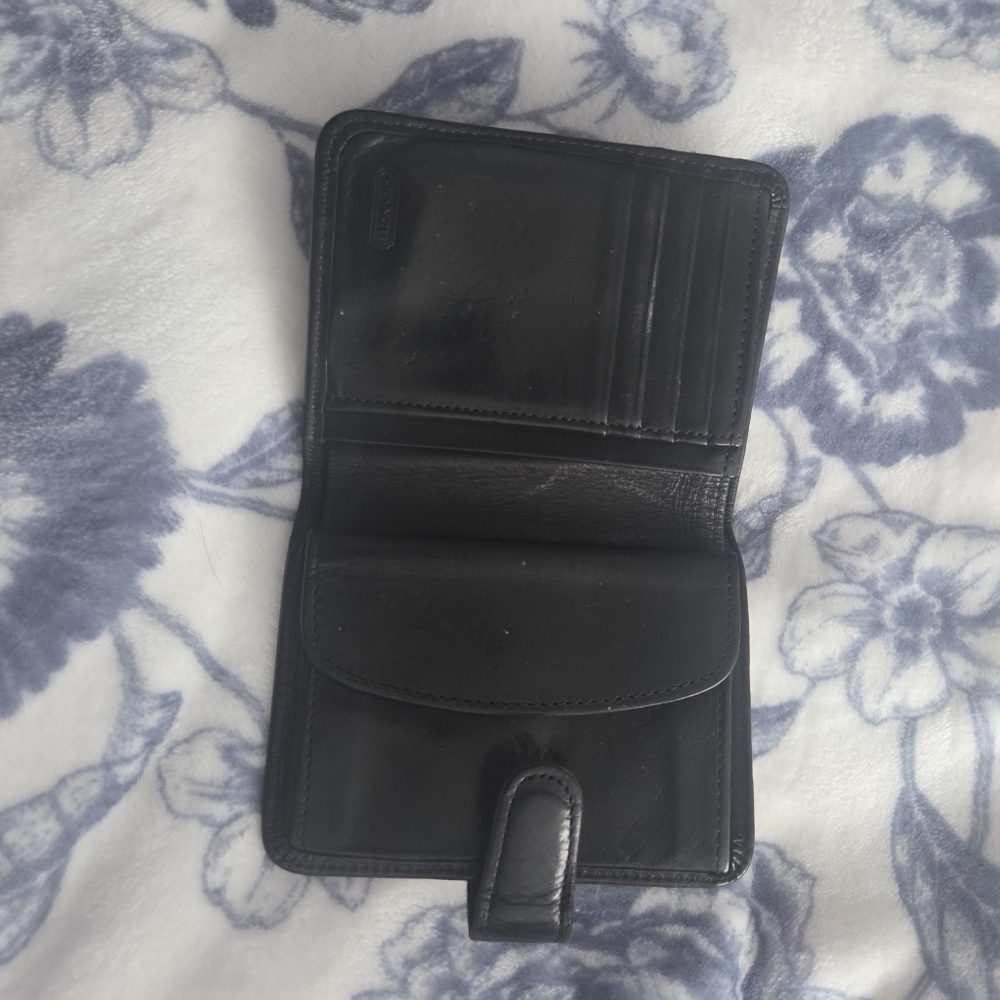 Coach Black Leather Wallet - Picture 5 of 6